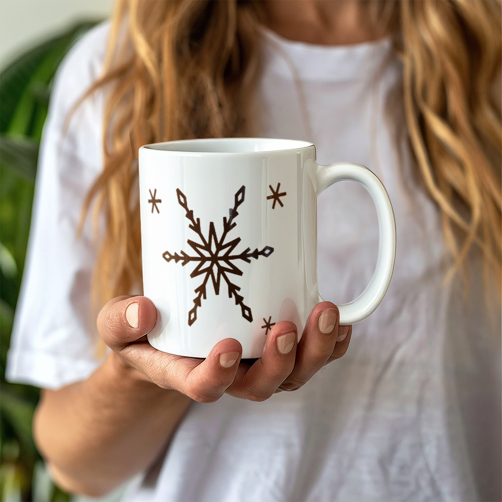 Snowflake Coffee Cup