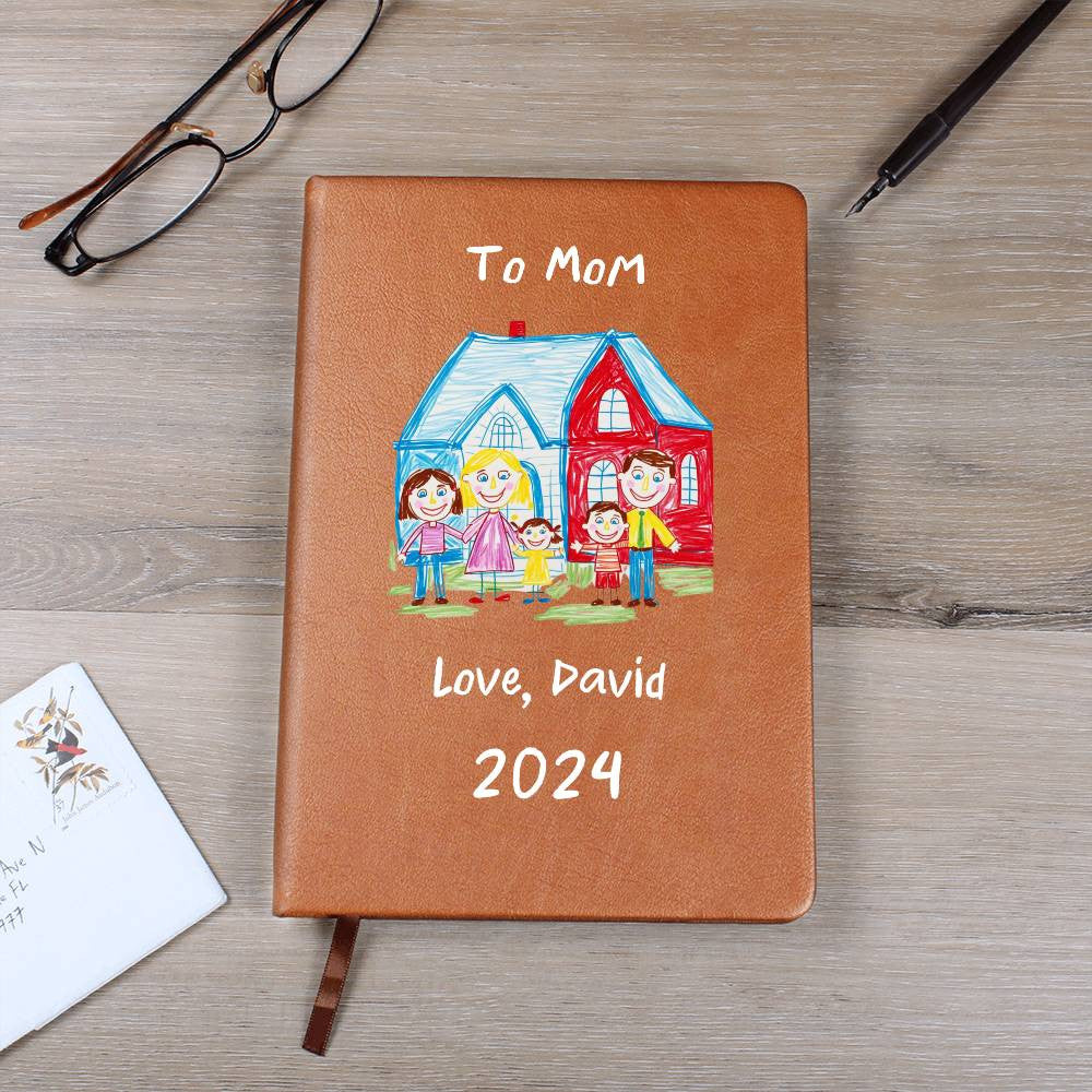 Personalized Graphic Journal With Childs Artwork