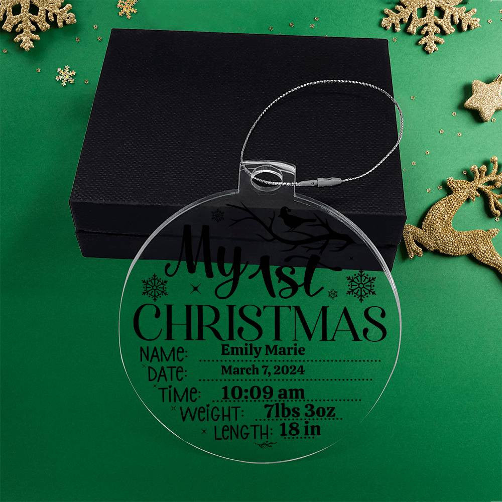 Personalized Acrylic Ornament Plaque