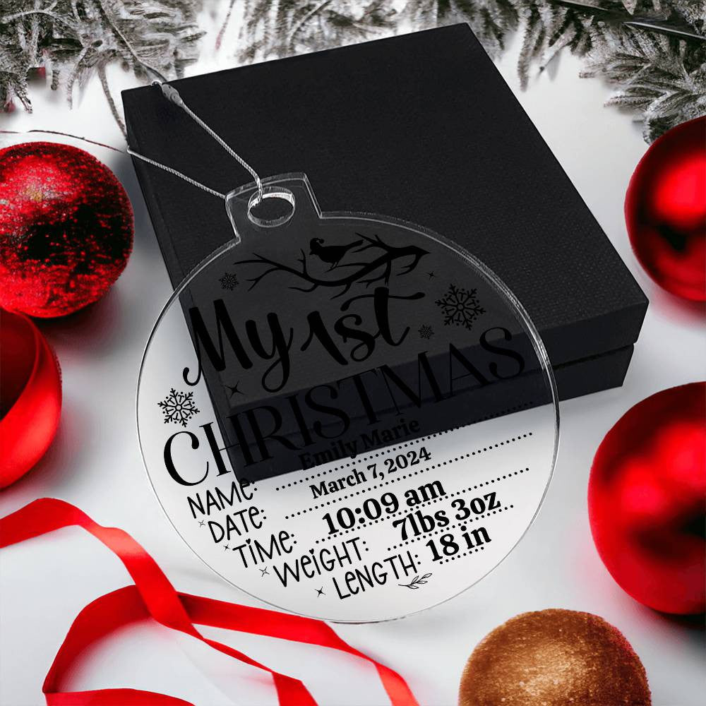 Personalized Acrylic Ornament Plaque