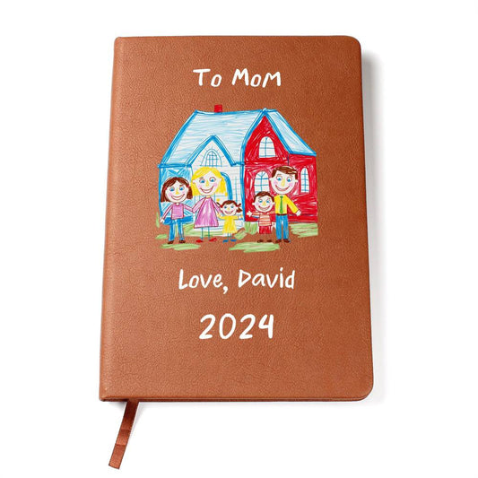 Personalized Graphic Journal With Childs Artwork