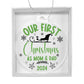 Our First Christmas as Mom & Dad - Ornament Green