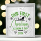 Our First Christmas as Mom & Dad - Ornament Green