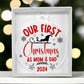 Our First Christmas as Mom & Dad - Ornament Red