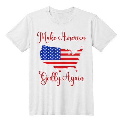 Make America Godly Again - Bella + Canvas 3001 Jersey Tee