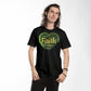 Faith Based Word Cloud Green Heart - Bella + Canvas 3001 Jersey Tee