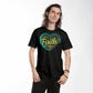Faith Based Word Cloud Blue Heart - Bella + Canvas 3001 Jersey Tee