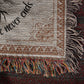 FAMILY WHERE LIFE BEGINS AND LOVE NEVER ENDS - WOVEN BLANKET