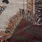 FAMILY WHERE LIFE BEGINS AND LOVE NEVER ENDS - WOVEN BLANKET