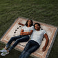 FAMILY WHERE LIFE BEGINS AND LOVE NEVER ENDS - WOVEN BLANKET