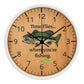 Time Flies When You're Fishing - Clock