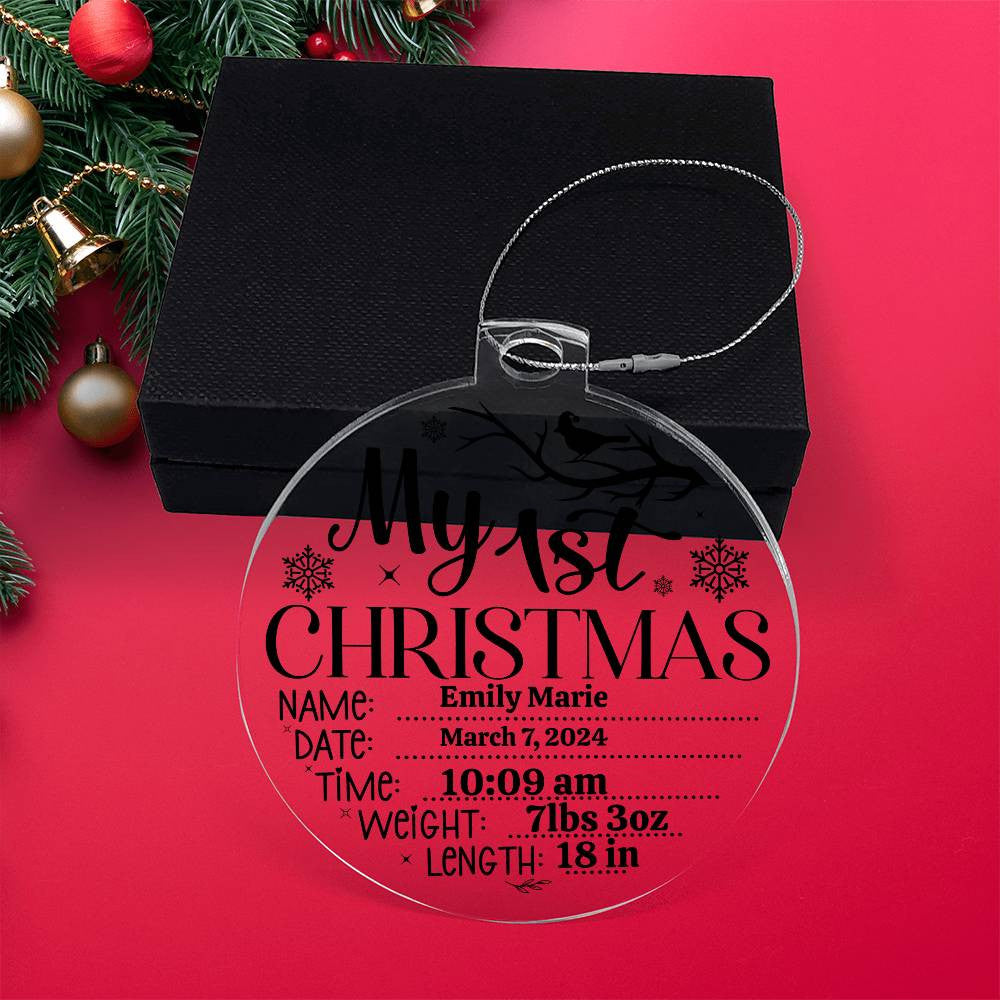 Personalized Acrylic Ornament Plaque
